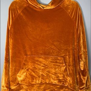 Velour hoodie